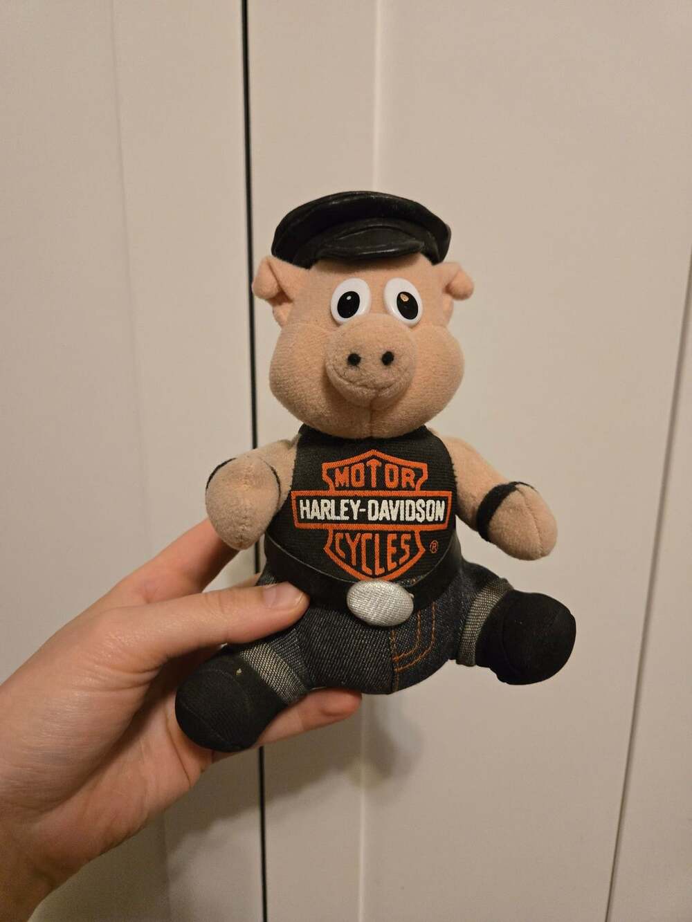Harley Davidson Biker Hog Pig Plush Stuffed Animal
